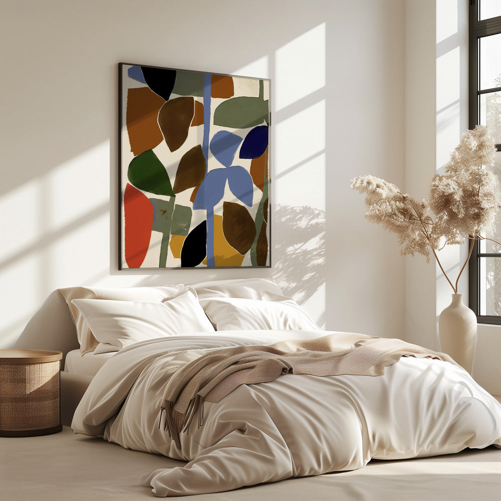 Abstract Leaves Harmony | Poster