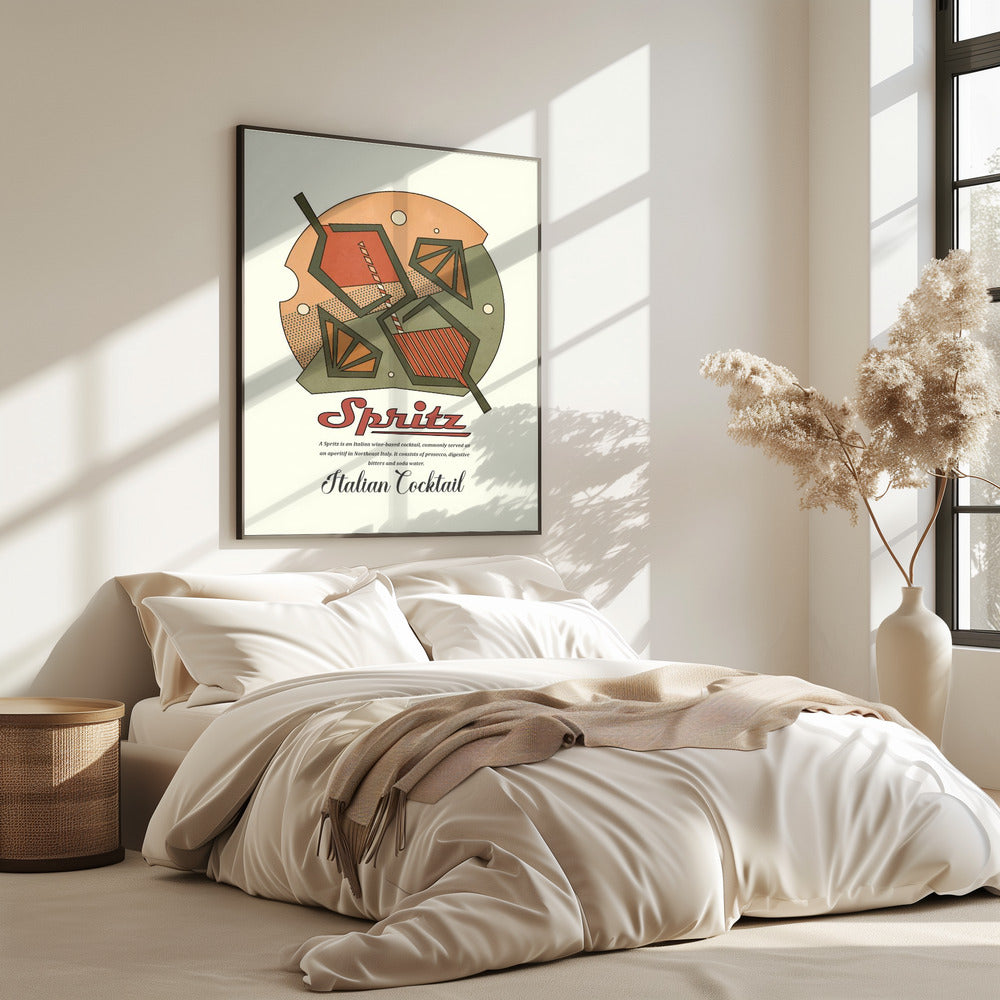 Geometrischer Spritzdruck | Poster