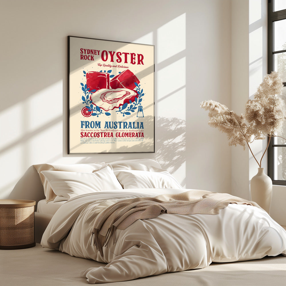 Austern-Küchendekor | Poster