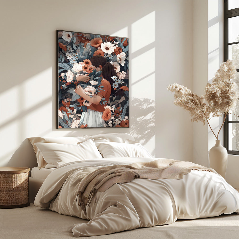 Florale Umarmung | Poster