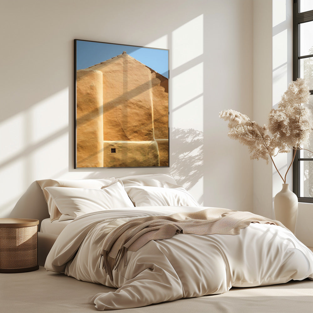 Goldene Wandkonturen | Poster