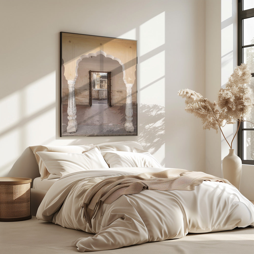 Antiker Torbogen-Ausblick | Poster