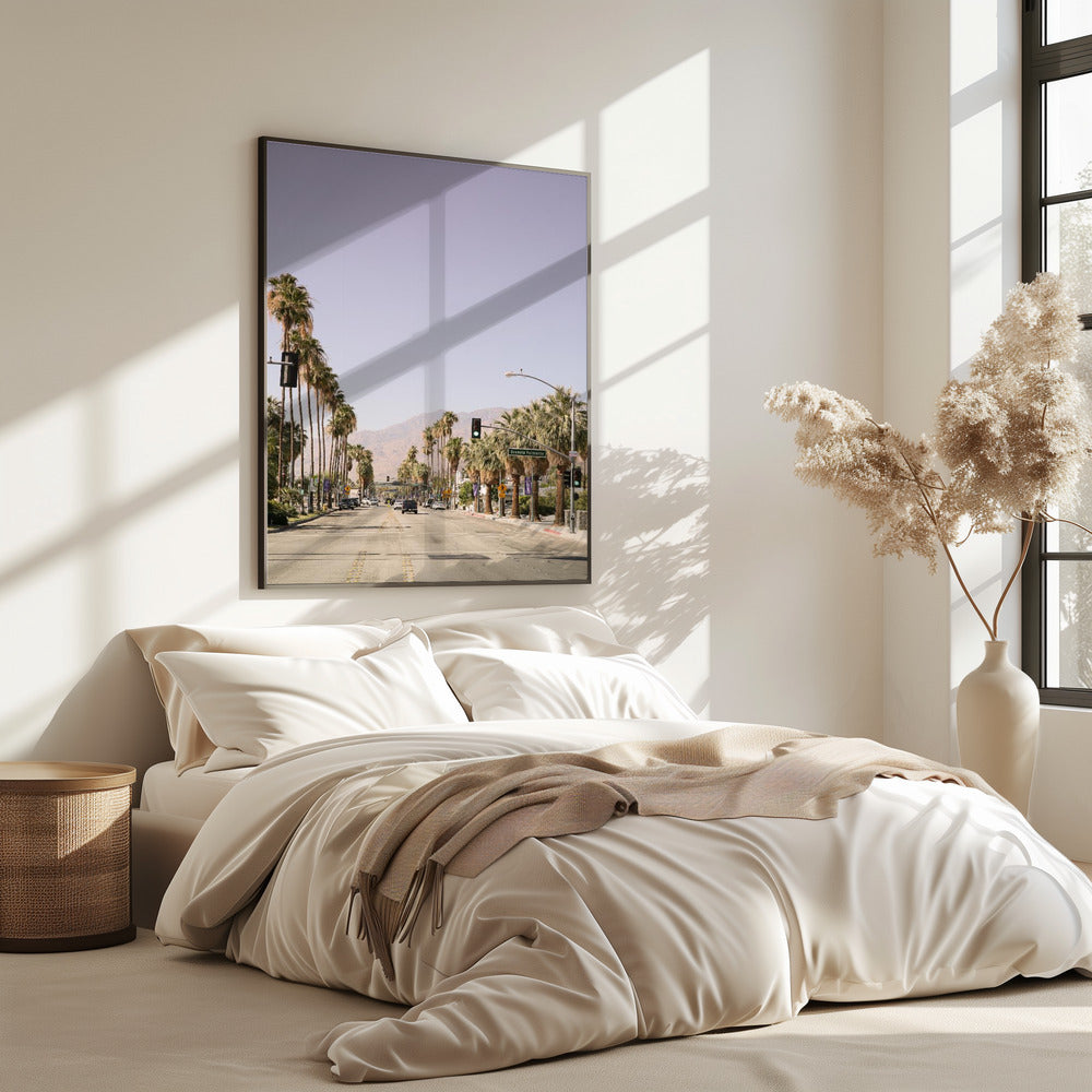 Palmengesäumte Allee | Poster