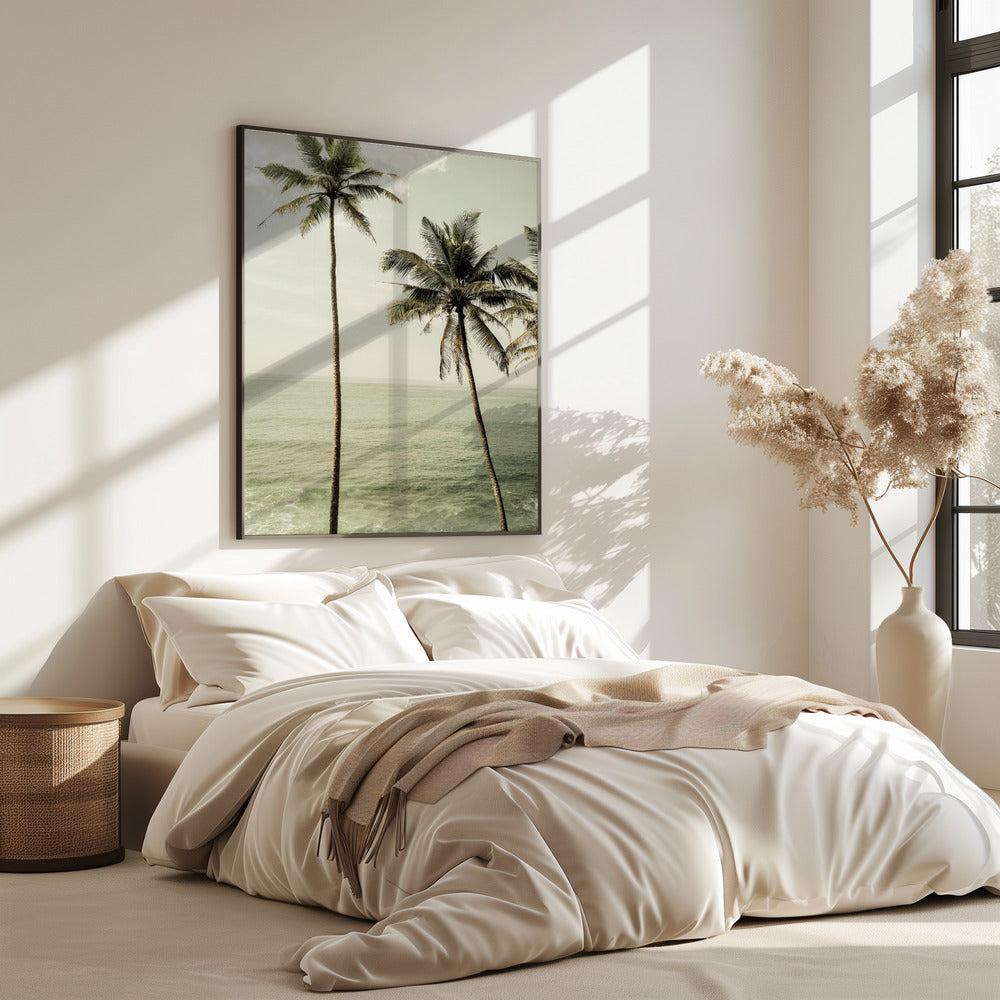 Palmen am Meer | Poster
