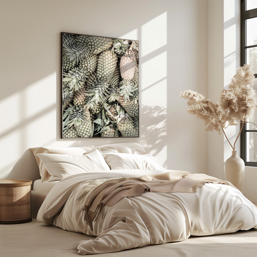 Display Of Pineapples | Poster