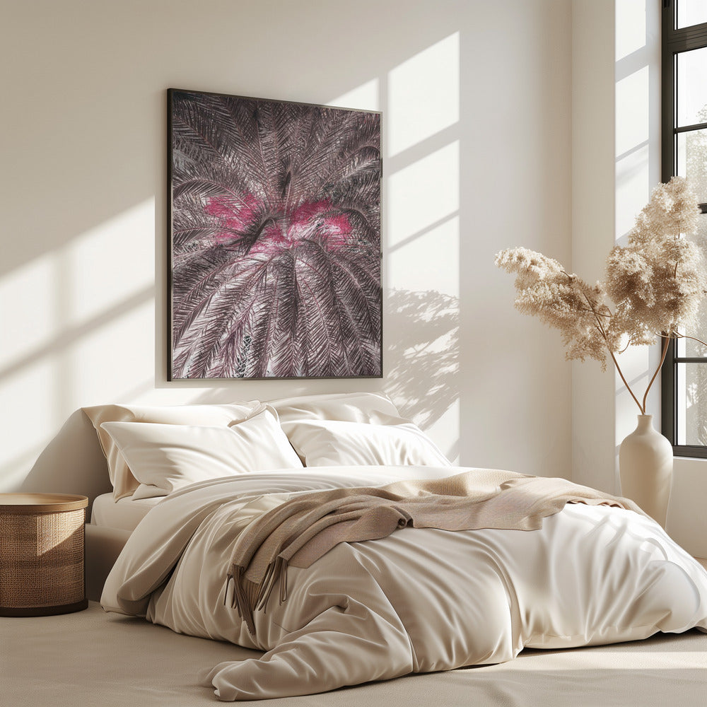 Vivid Portrayal Of Palm Leaves | Poster