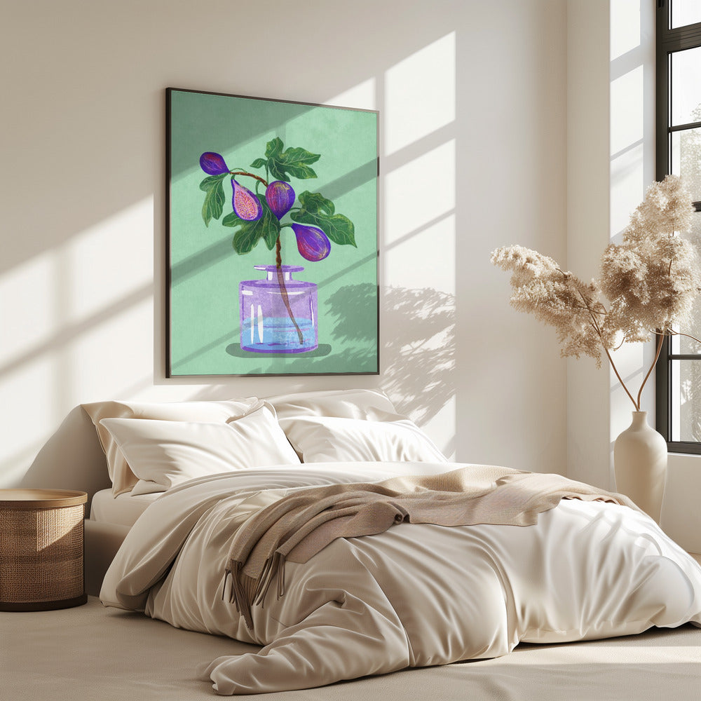 Feigenzweig in Vase | Poster