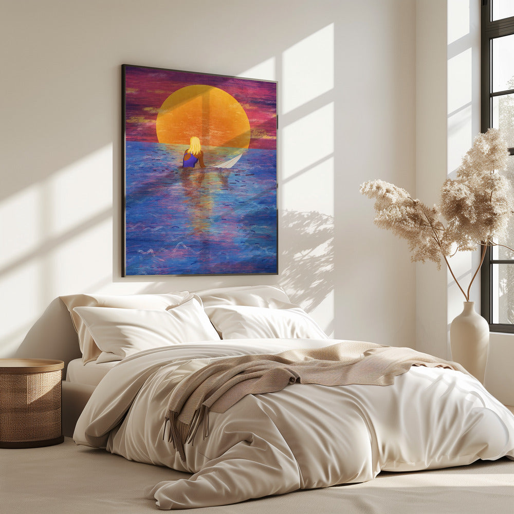 Surfermädchen | Poster