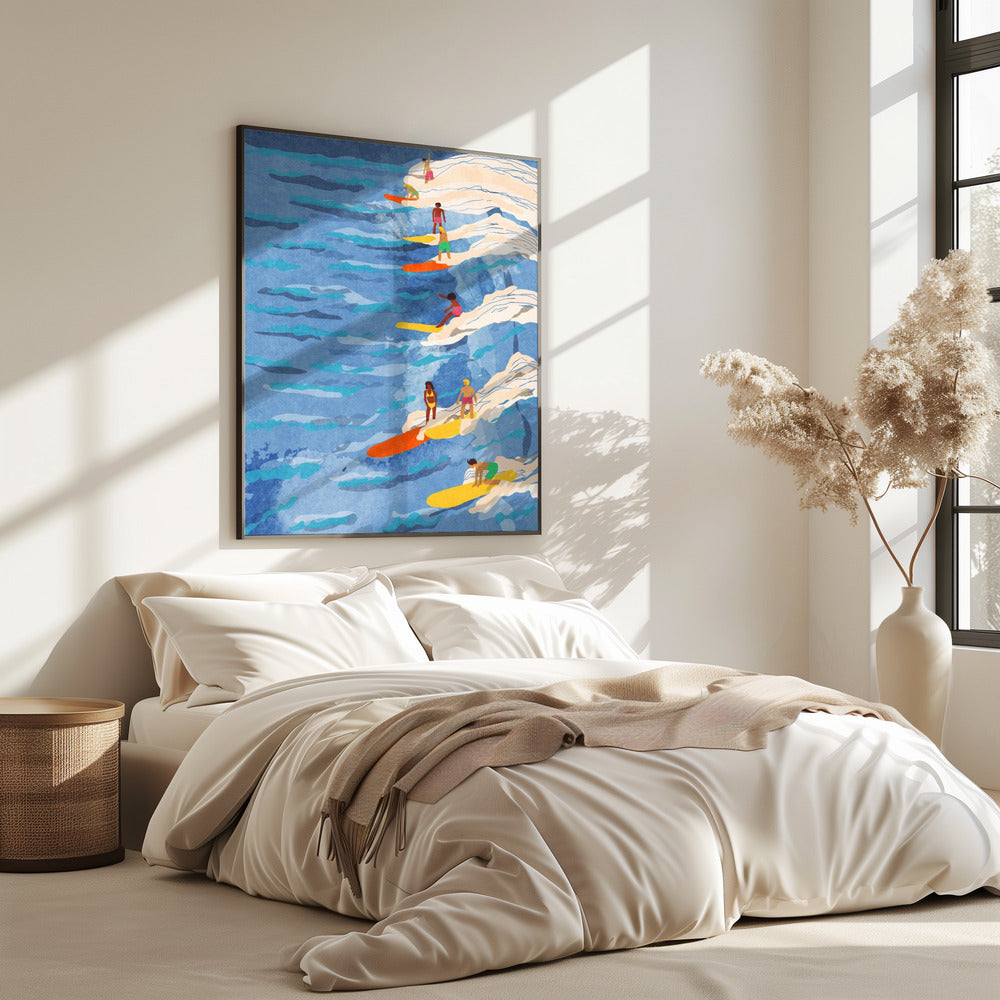 entspanntes Surfen | Poster