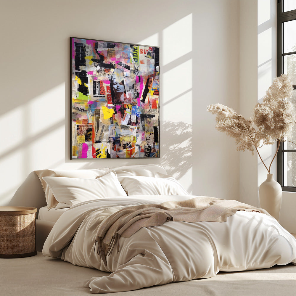 Lebendige Collage-Echos | Poster