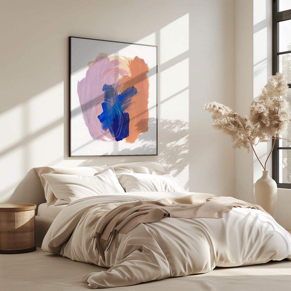 Abstract Brush Strokes 90 | Poster