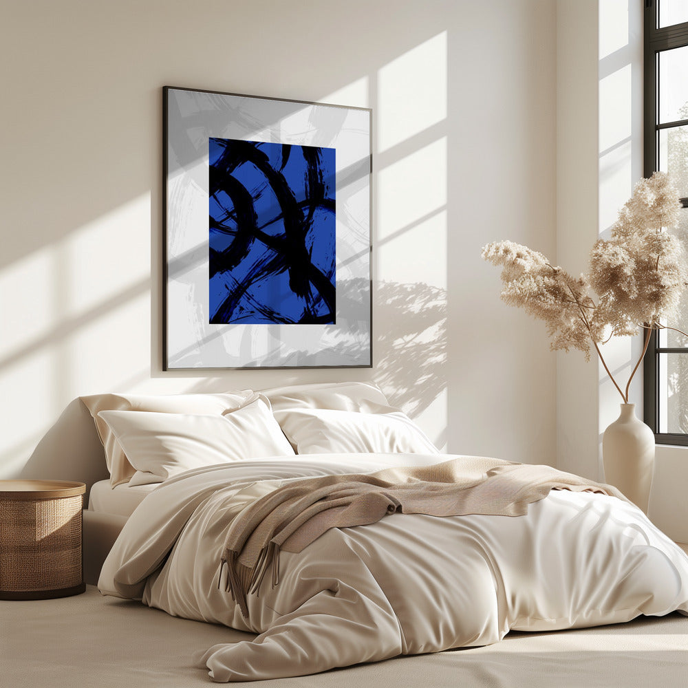 Abstract Brush Strokes 98Y | Poster