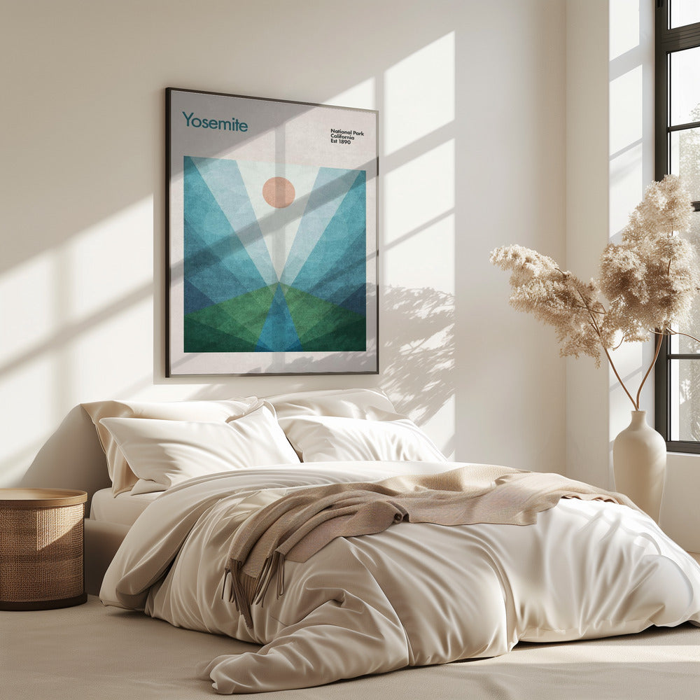 Geometric Sunrise | Poster