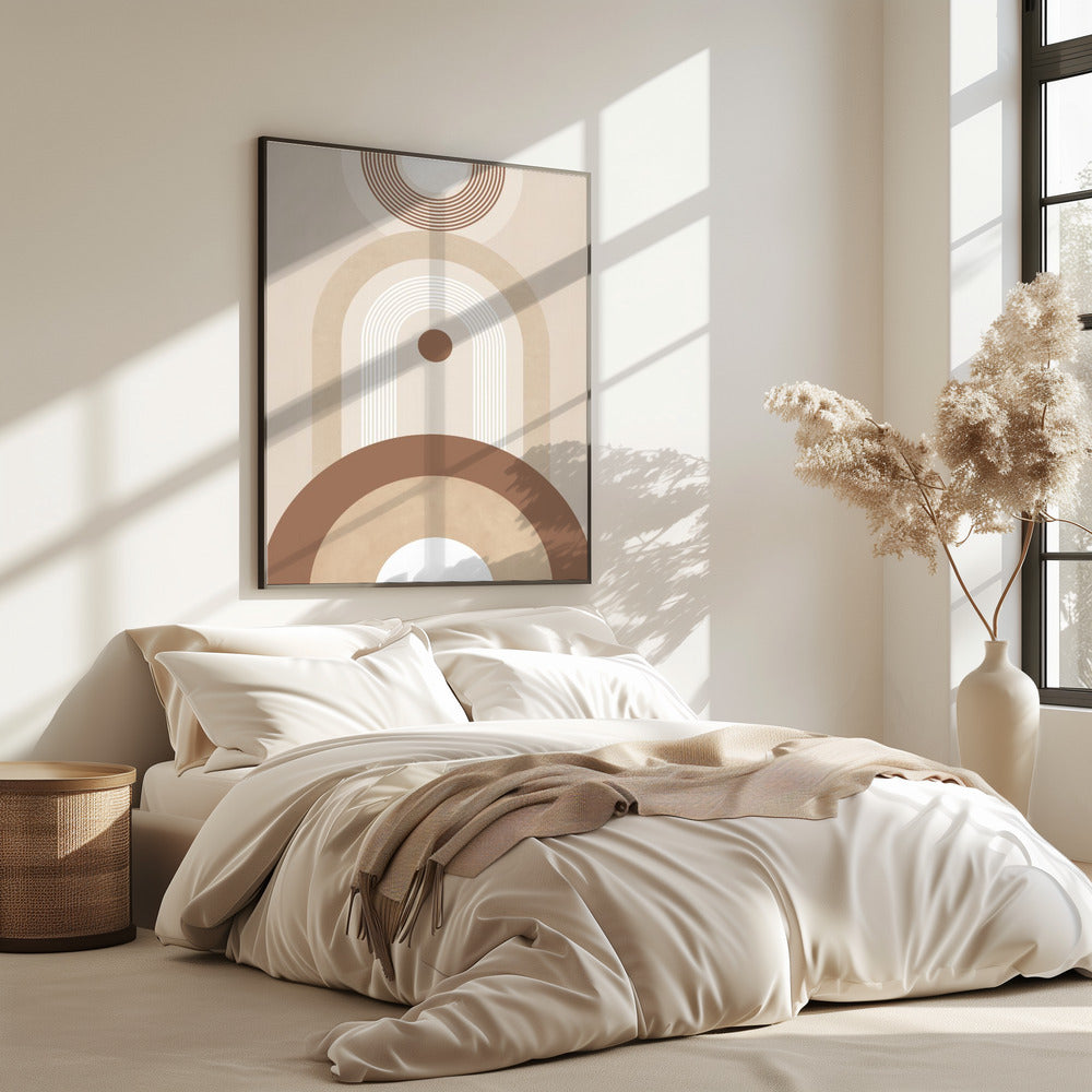 Beiges Mid-Century Poster | Poster