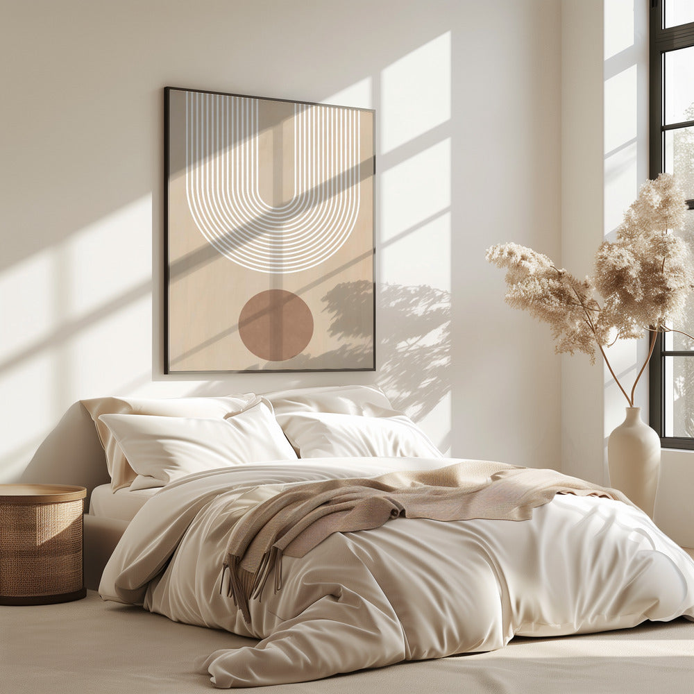Beige Arc Poster | Poster