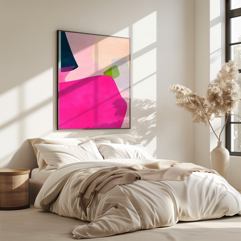 Rosa Pastellform | Poster