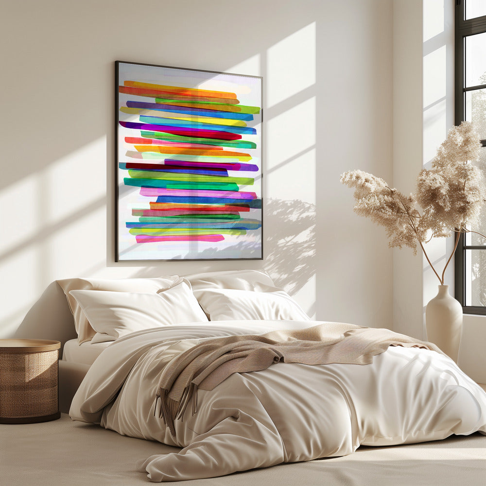 Bunte Streifen 1 | Poster