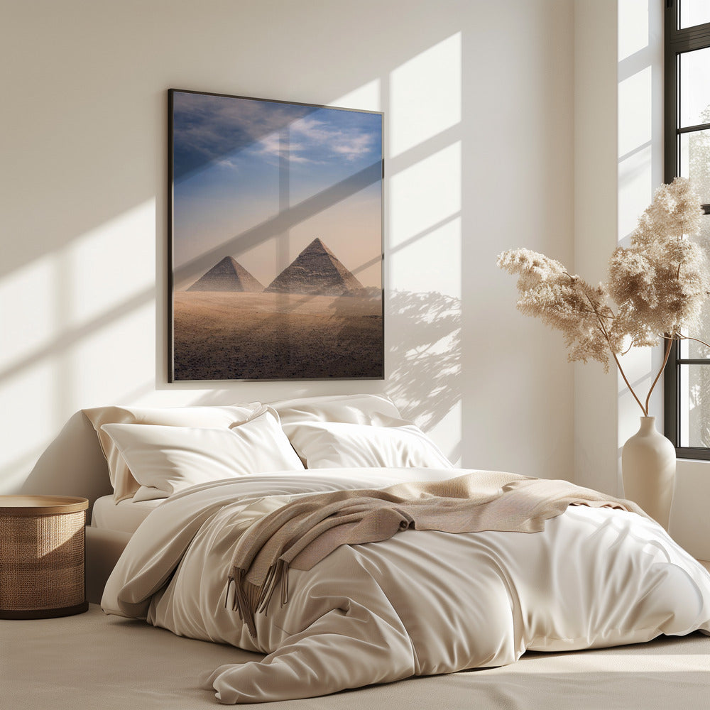 Große Pyramiden von Gizeh, Kairo, Ägypten | Poster