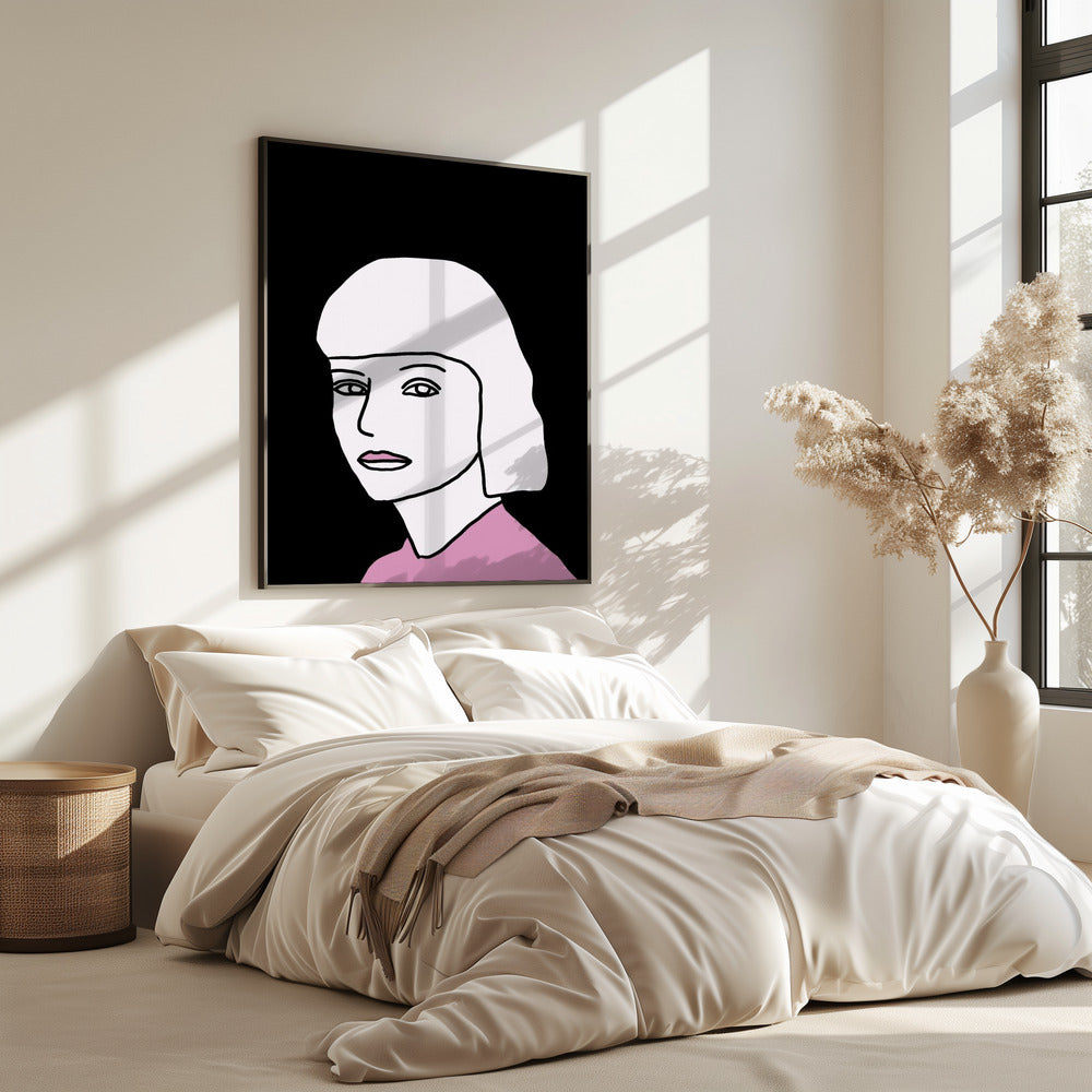 Der Look in Pink und Schwarz | Poster