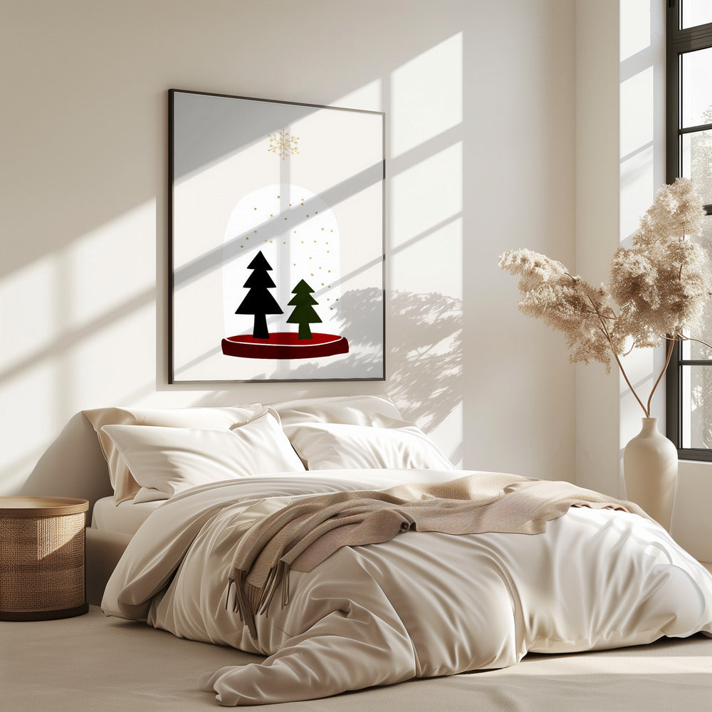 Tanzende Schneeflocken | Poster