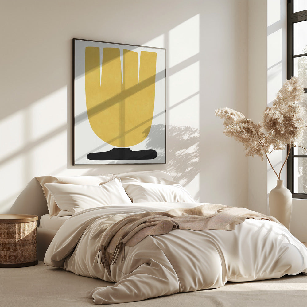 Gelbe Tulpenblume | Poster