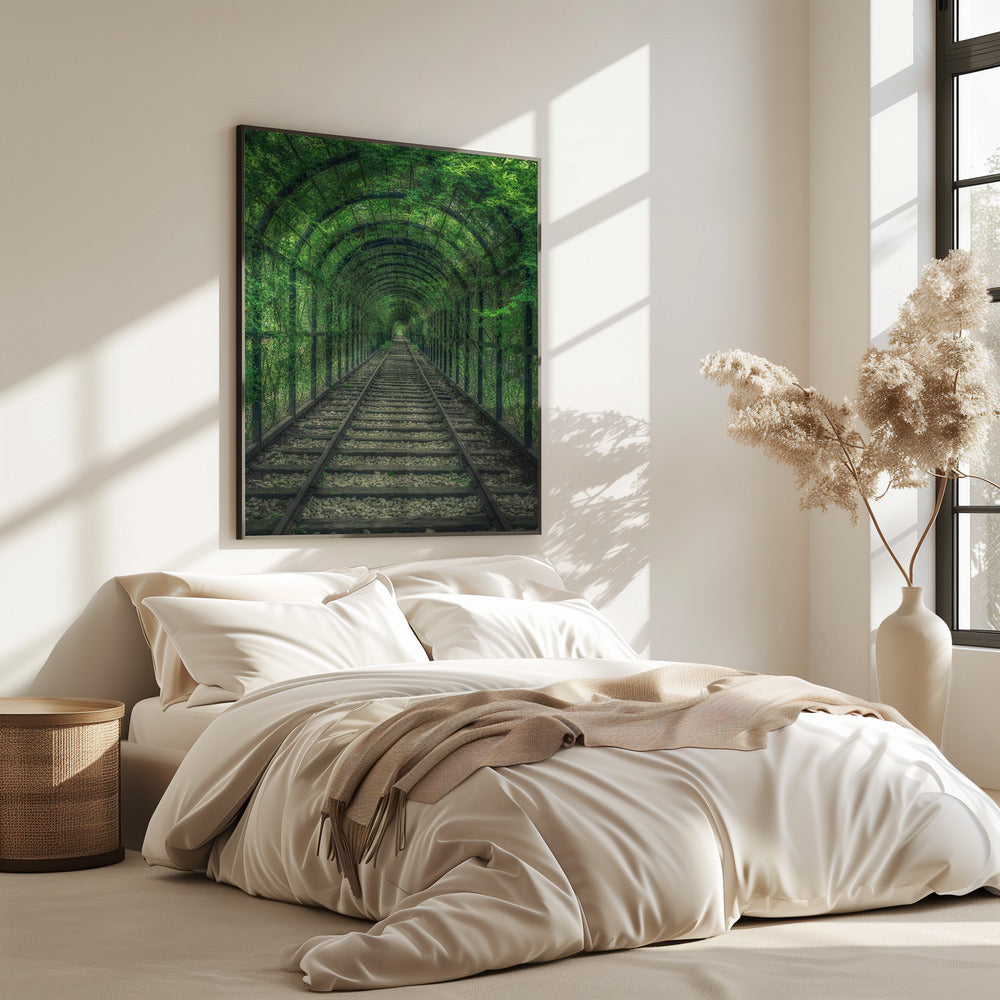 Grüner Tunnel | Poster
