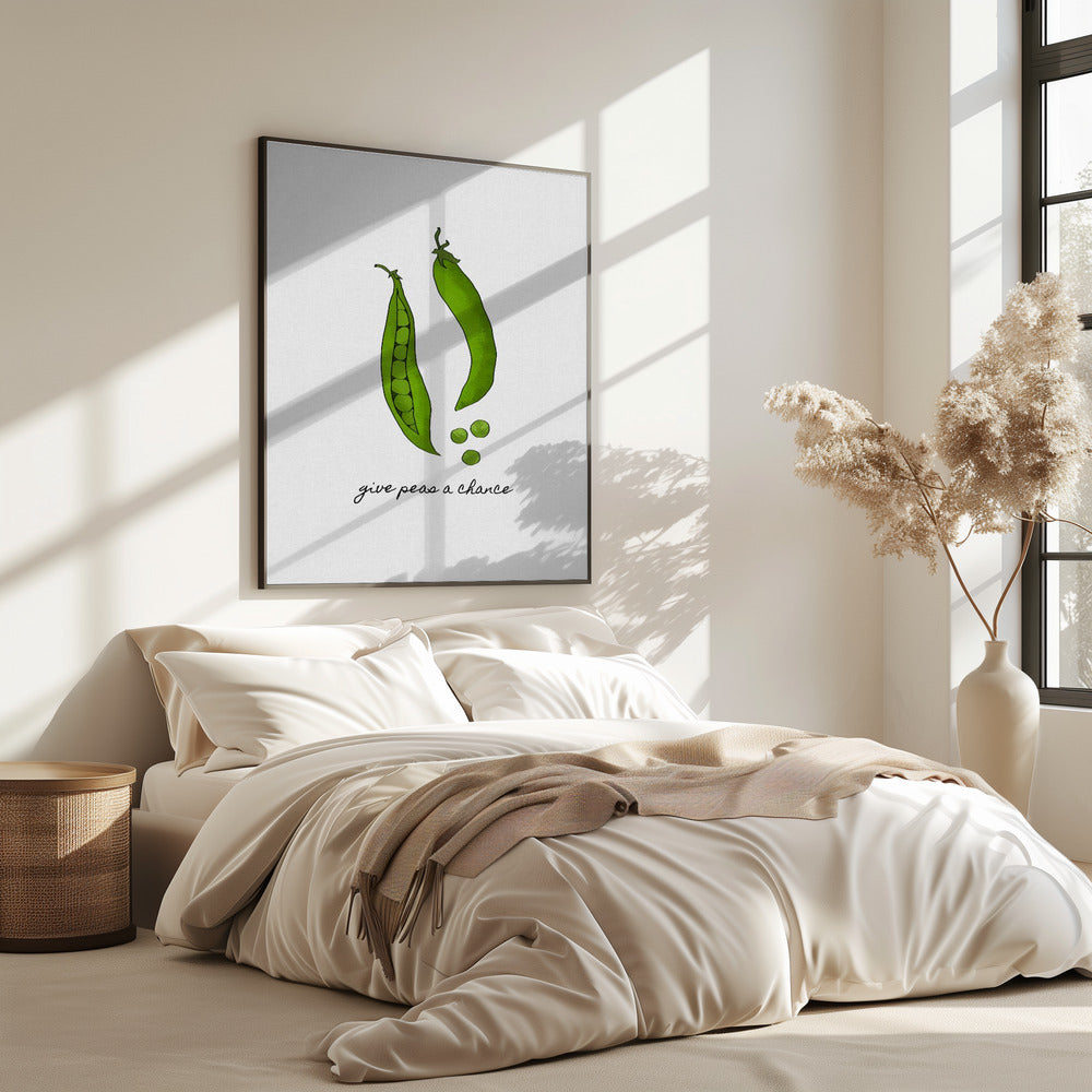 Gib Erbsen eine Chance | Poster