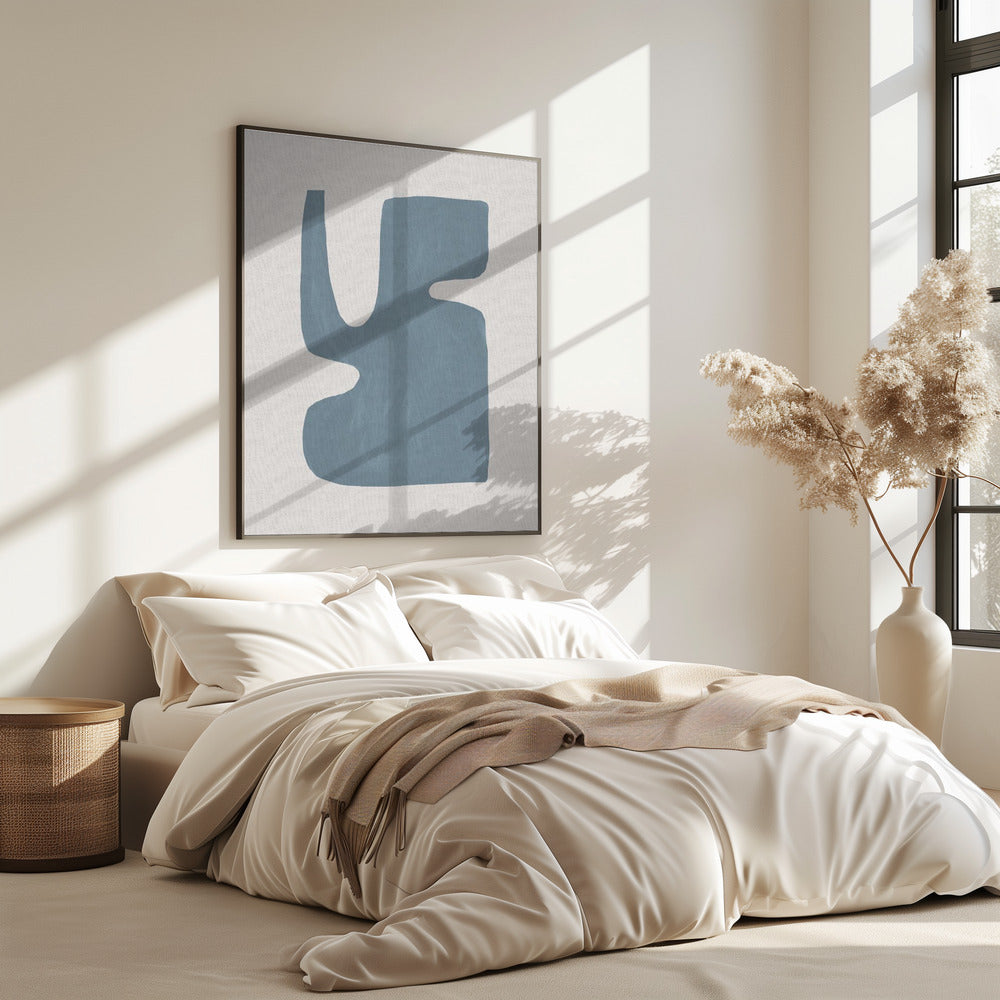 Mid Century Blau I | Poster