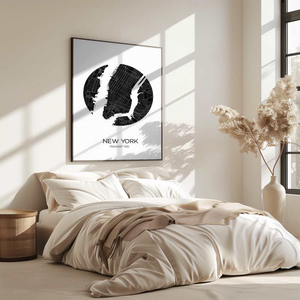 Kreisförmiges Stadtbild | Poster