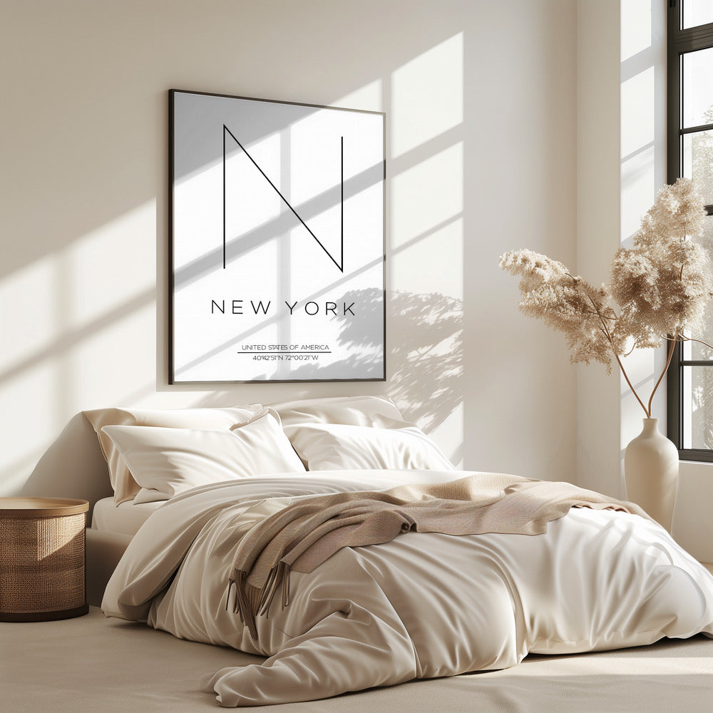 Minimalistisches NYC-Design | Poster