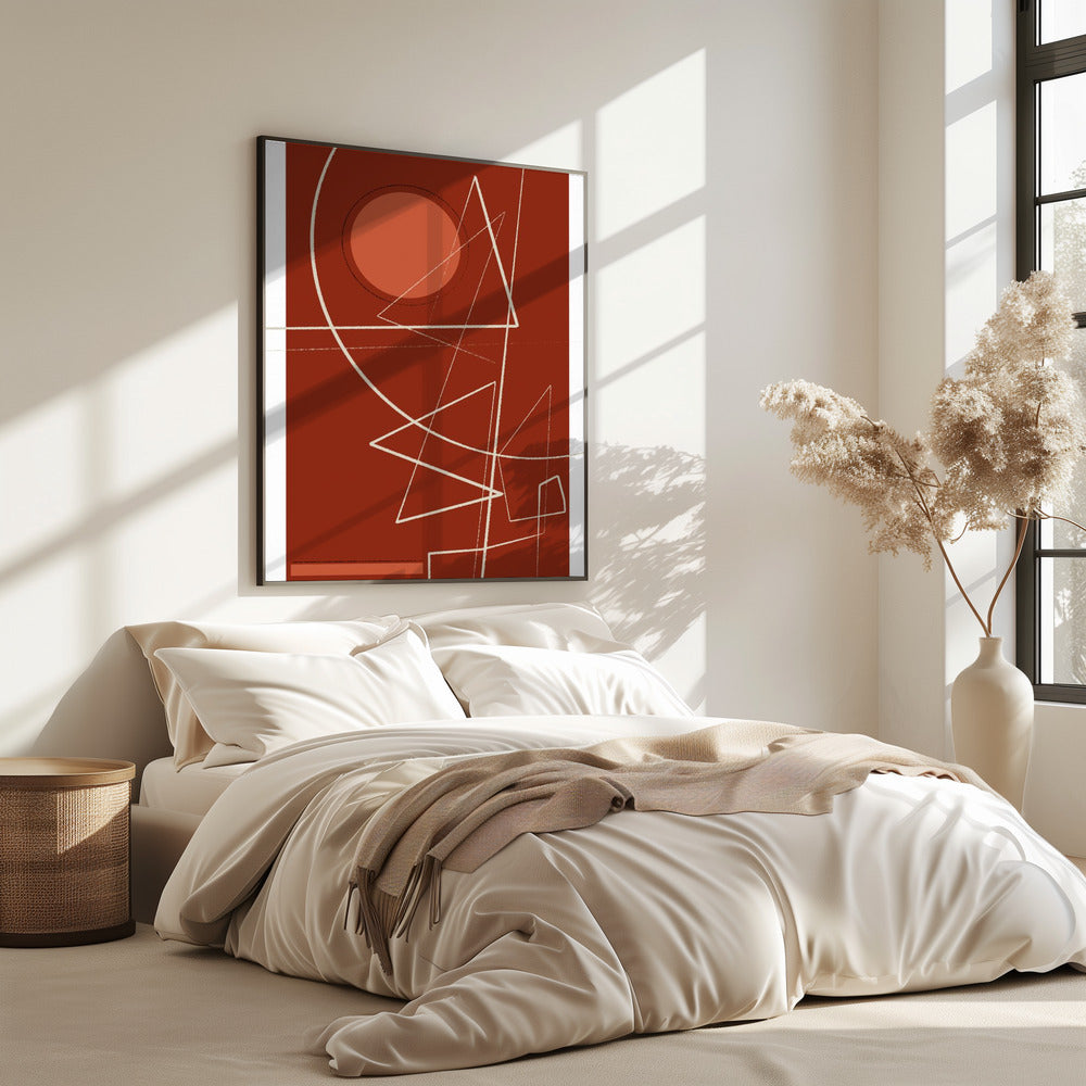 Geometrische Sonnenfinsternis | Poster