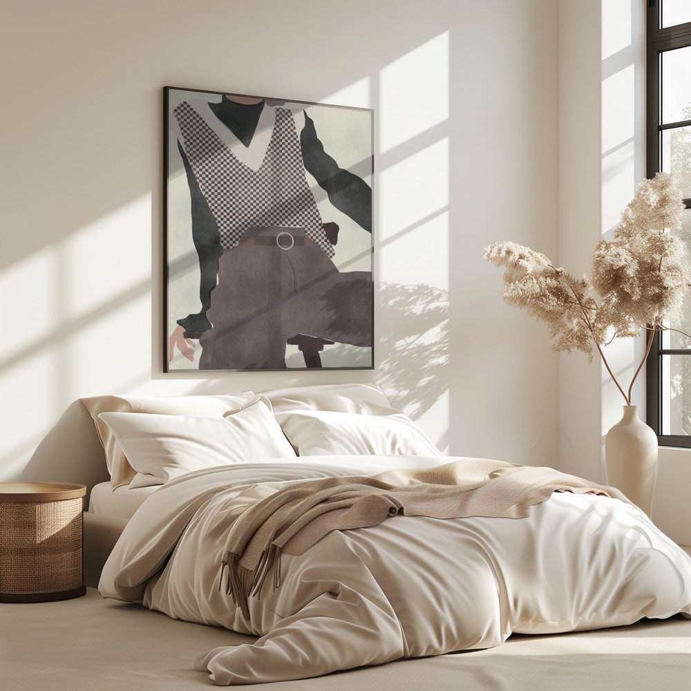 Karierte Eleganz | Poster