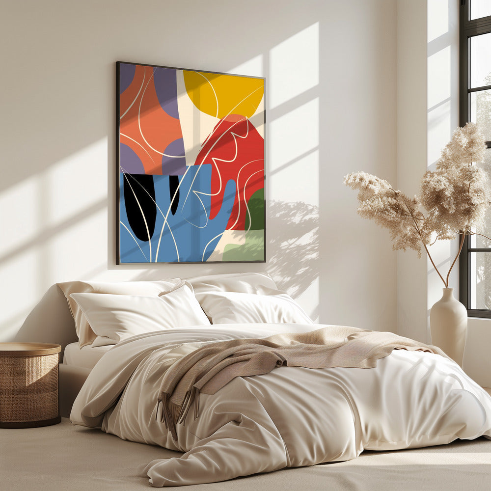 Abstract Color Collage | Poster