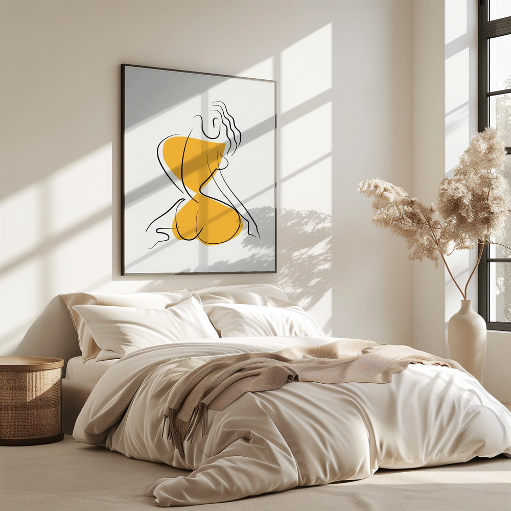 Minimalist Line Art Nude | Poster