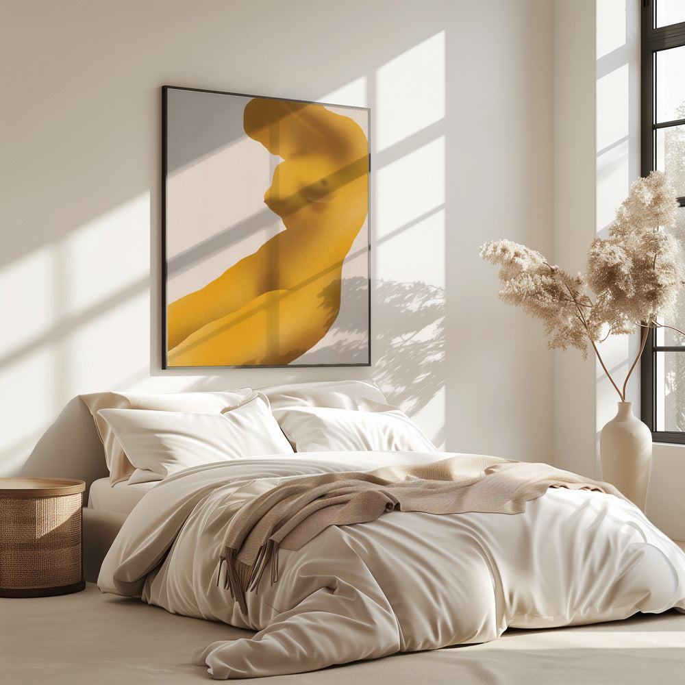Goldene Farbe Akt Abstrakt | Poster