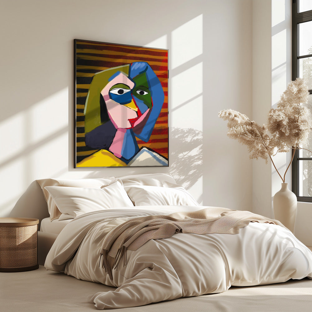 Porträt inspiriert von Picasso | Poster