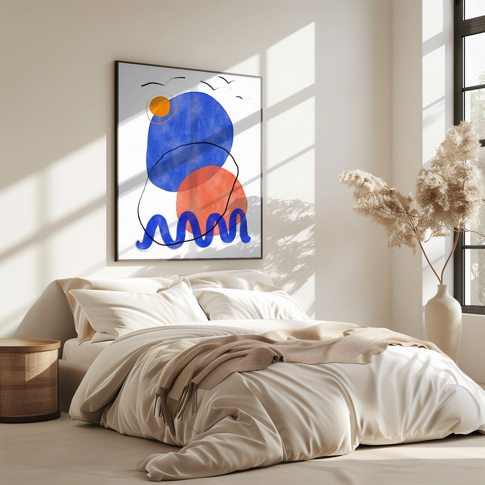 Abstrakte Einsamkeit | Poster
