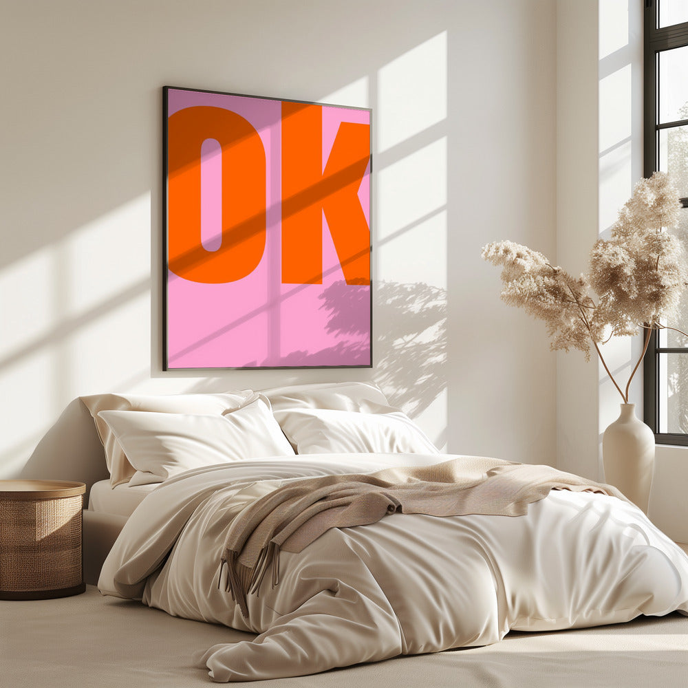 Kräftiges Pink-Statement | Poster