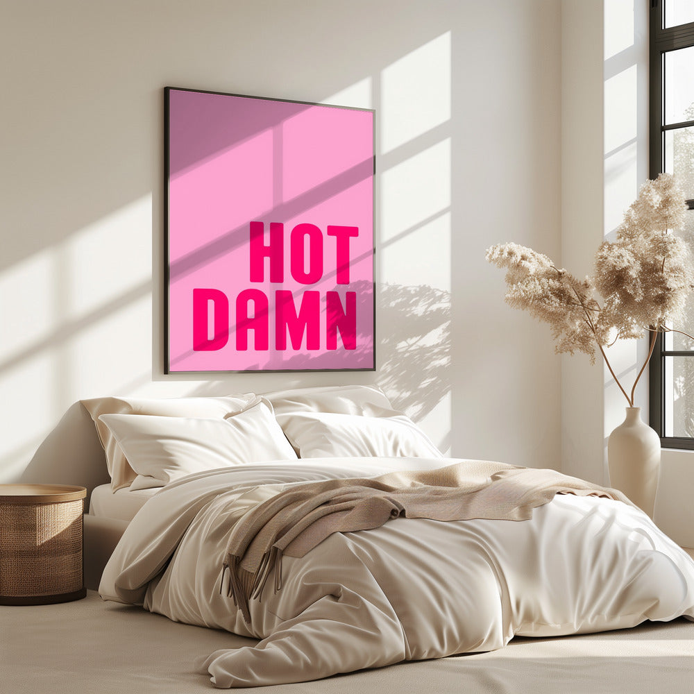 Ausrufezeichen in kräftigem Rosa | Poster