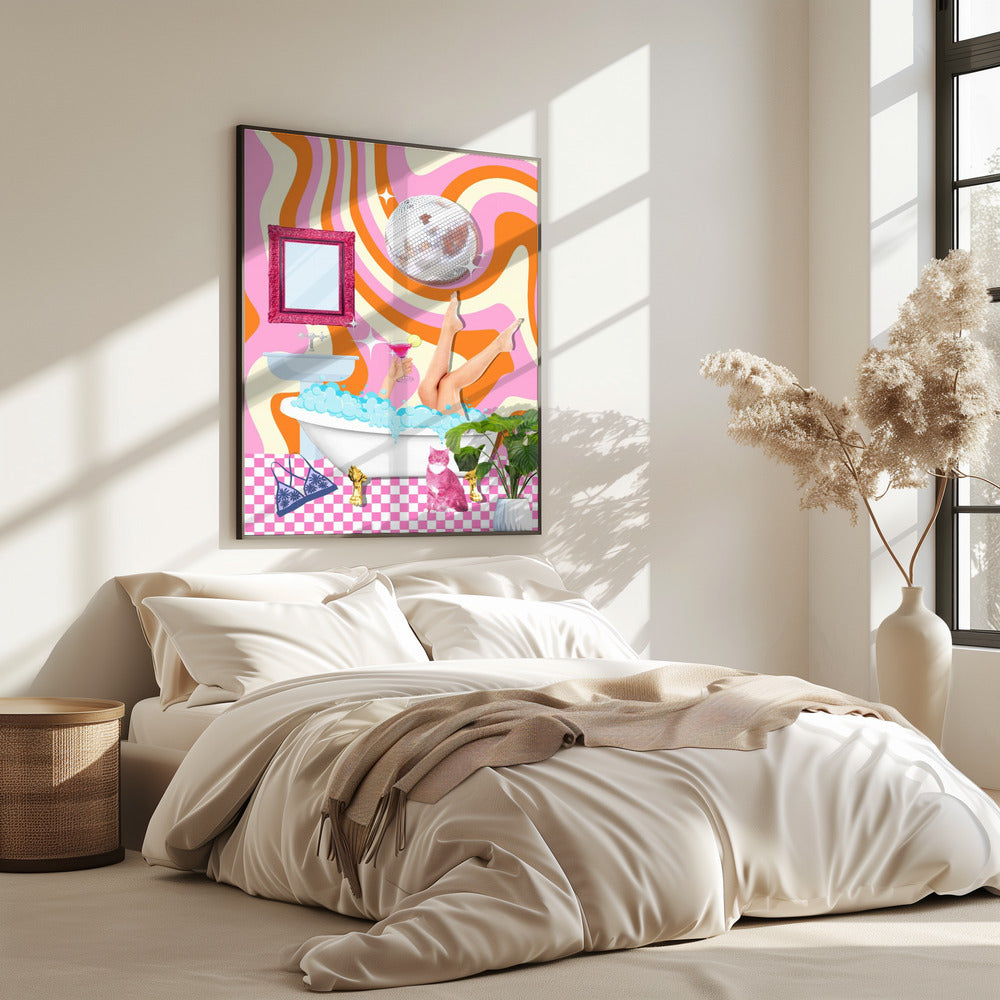 Groovy Badewannenglück | Poster