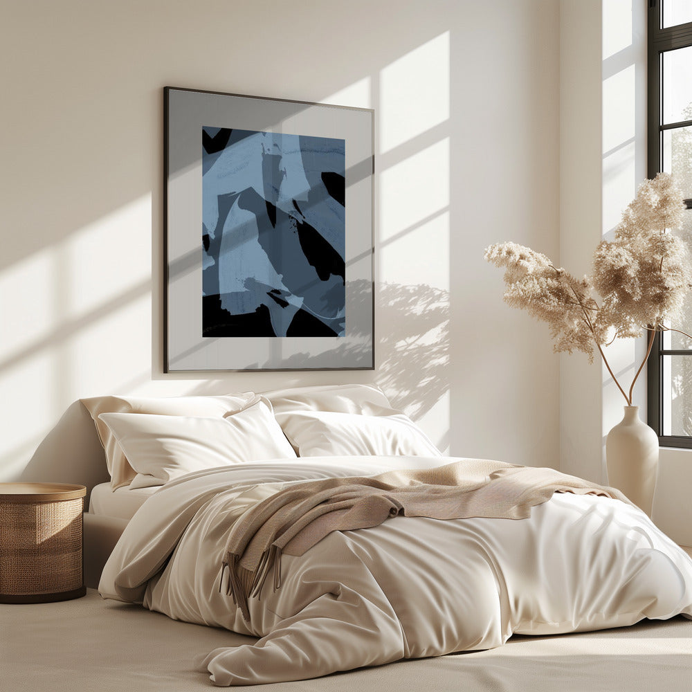 Abstrakte Pinselstriche 60Y | Poster