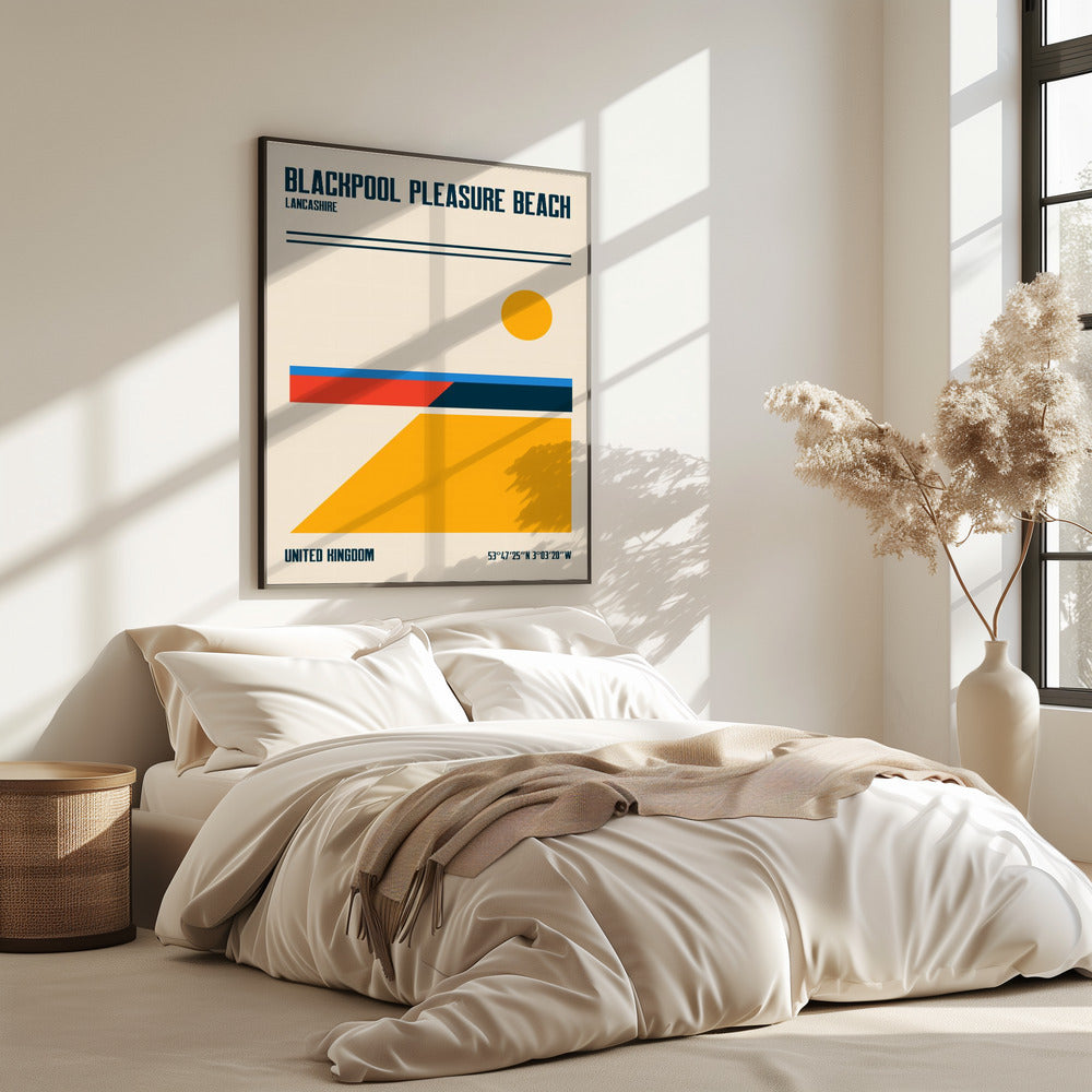 Blackpool Pleasure Beach Travel Poster | Poster