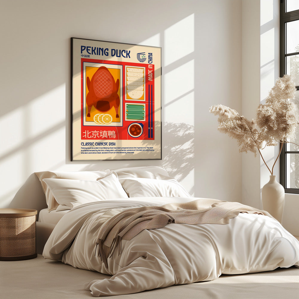 Pekingente Japanisches Essen Poster