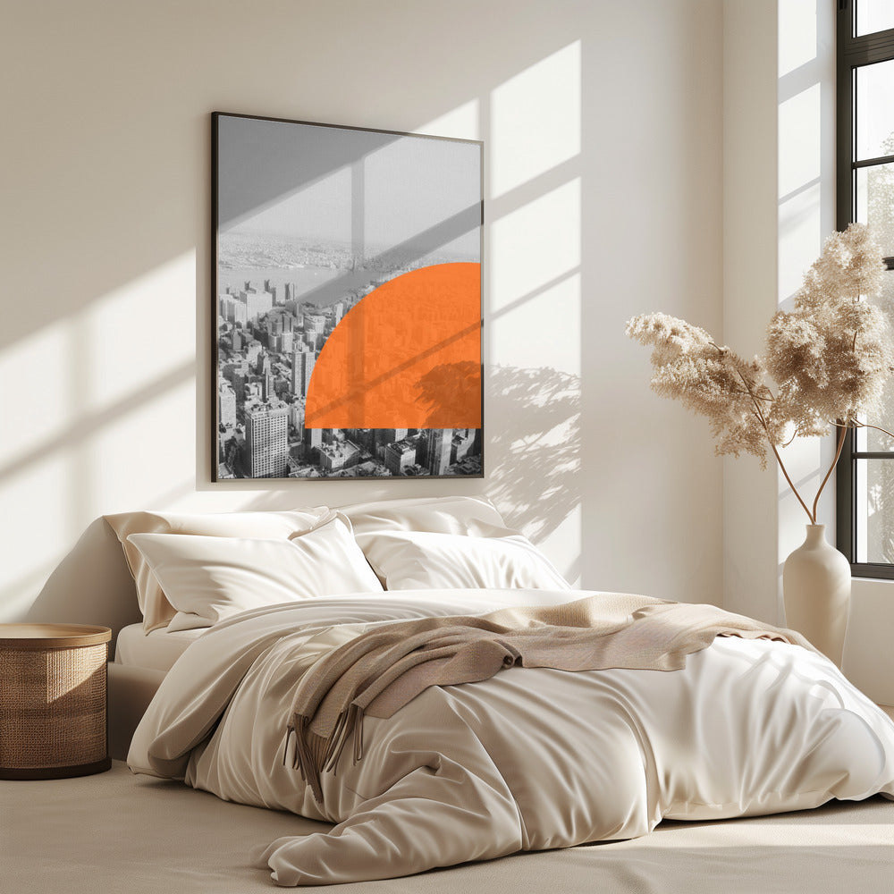 Urbane Sonnenuntergangsfarben | Poster