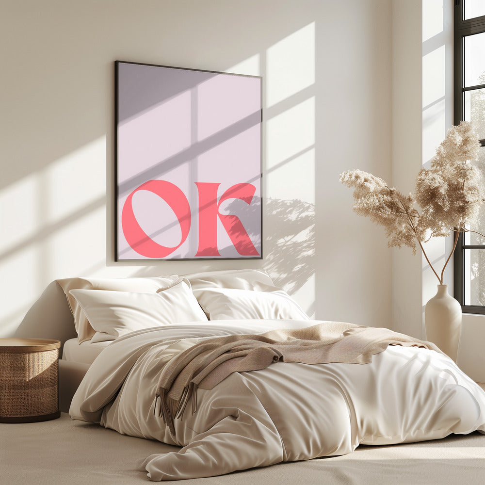 Kräftiges Pink | Poster