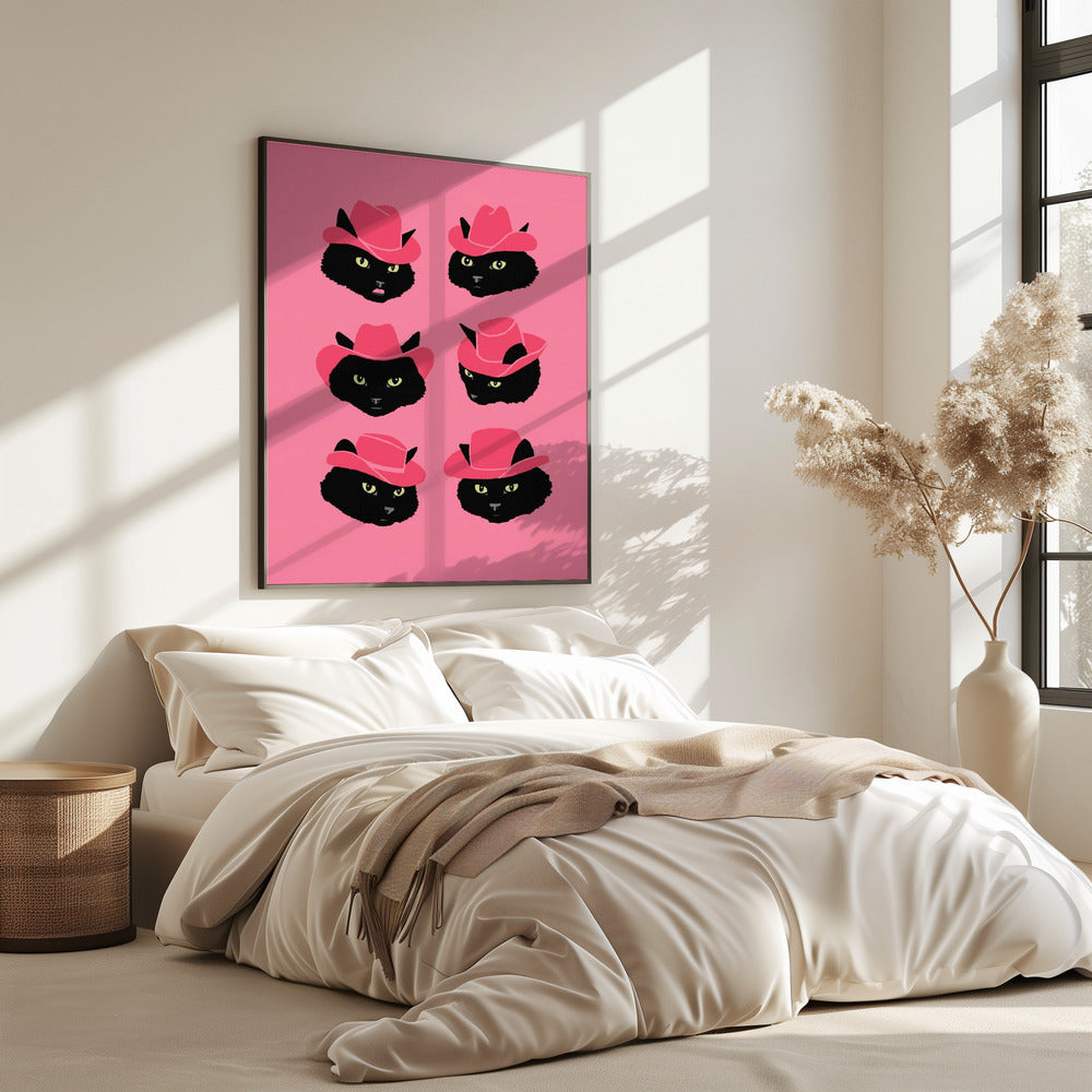 Marcy, die Cowgirl-Katze | Poster
