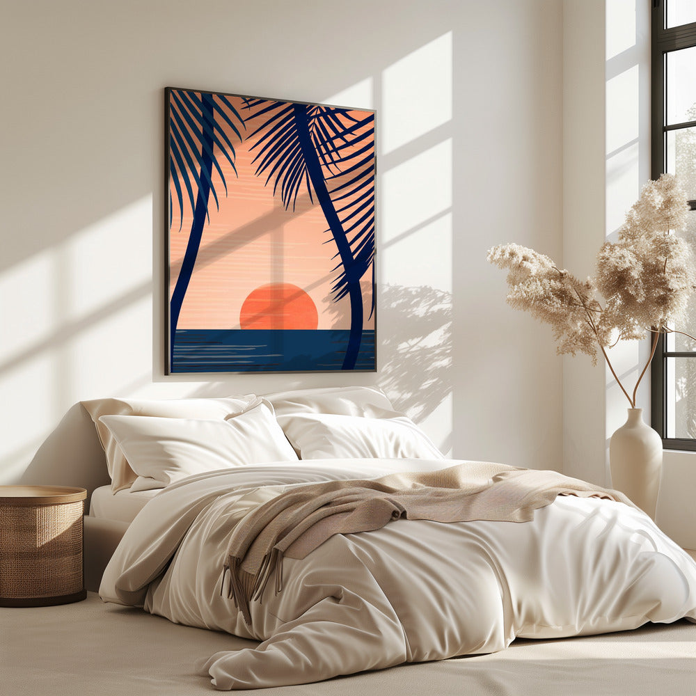 Sonnenuntergang am Strand | Poster