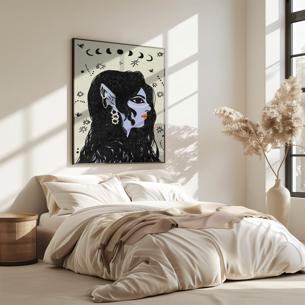Porträt einer Meerjungfrau | Poster