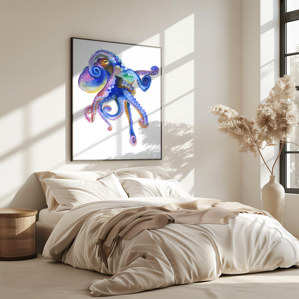 Blauer Meereskrake | Poster