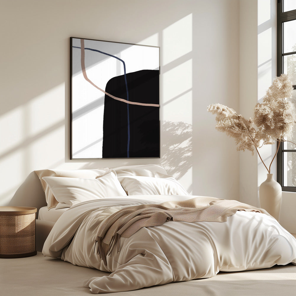 Harmonie geschwungener Linien | Poster
